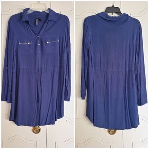 ✴ 2/$20 blue dress tunic
